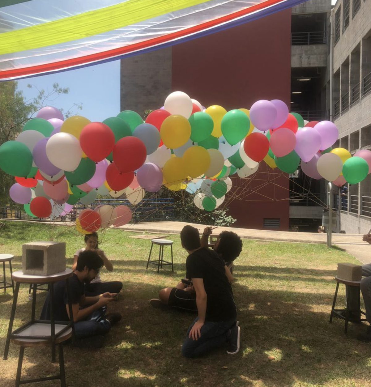 Anti-funicular Balloon Pavilion